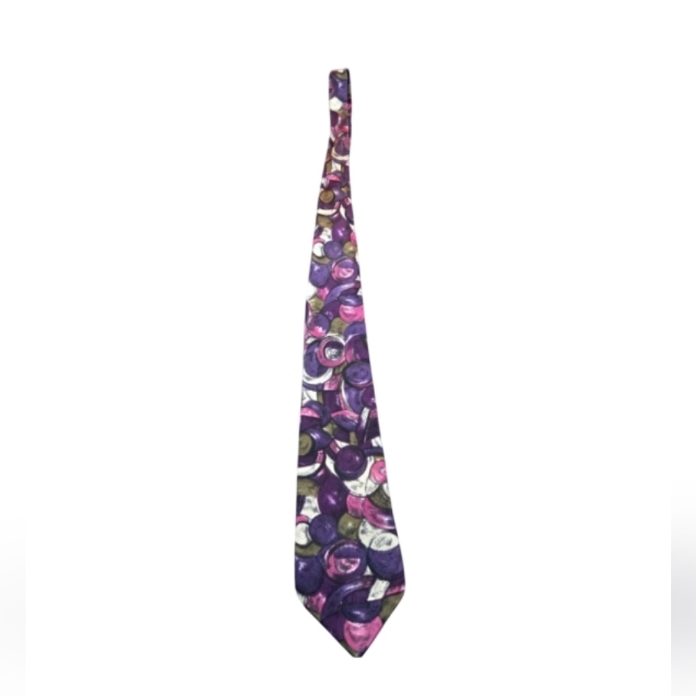 Cambridge Classics Purple Italian Silk Men's Tie